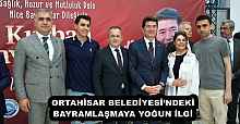 ORTAHİSAR BELEDİYESİ’NDEKİ BAYRAMLAŞMAYA YOĞUN İLGİ