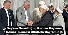 Başkan Sarıalioğlu, Kurban Bayramı Namazı Sonrası Oflularla Bayramlaştı