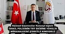 Küresel Gazeteciler Konseyi tepkili İSRAİL POLİSİNİN TRT EKİBİNE YÖNELİK MÜDAHALESİNİ ŞİDDETLE KINIYORUZ