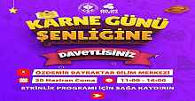 BÜYÜKŞEHİRDEN EĞLENCELİ KARNE GÜNÜ