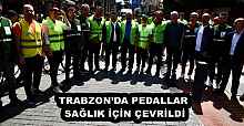 TRABZON’DA PEDALLAR SAĞLIK İÇİN ÇEVRİLDİ