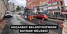 AKÇAABAT BELEDİYESİ’NDEN BAYRAM MÜJDESİ