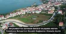 AKÇAABAT’TA BAYRAM ÖNCESİ ULAŞIMA NEFES Pulathane Bulvarı’nın Kavaklı Bağlantısı Hizmete Açıldı