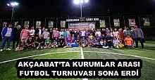 AKÇAABAT’TA KURUMLAR ARASI FUTBOL TURNUVASI SONA ERDİ