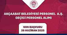 AKÇAABAT BELEDİYESİ PERSONEL A.Ş. GEÇİCİ PERSONEL ALIMI YAPACAK