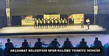 AKÇAABAT BELEDİYESİ SPOR KULÜBÜ TÜRKİYE İKİNCİSİ