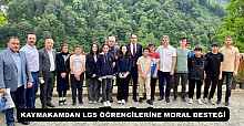 KAYMAKAMDAN LGS ÖĞRENCİLERİNE MORAL DESTEĞİ