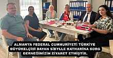 ALMANYA FEDERAL CUMHURİYETİ TÜRKİYE BÜYÜKELÇİSİ BAYAN SİBYLLE KATHARİNA SORG DERNEĞİMİZİN ZİYARET ETMİŞTİR.