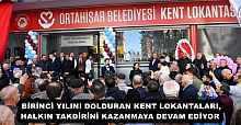 BİRİNCİ YILINI DOLDURAN KENT LOKANTALARI, HALKIN TAKDİRİNİ KAZANMAYA DEVAM EDİYOR 