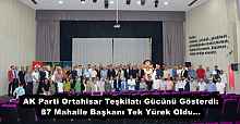 AK Parti Ortahisar Teşkilatı Gücünü Gösterdi: 87 Mahalle Başkanı Tek Yürek Oldu…