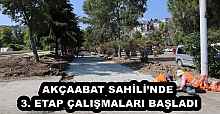 AKÇAABAT SAHİLİ’NDE 3. ETAP ÇALIŞMALARI BAŞLADI