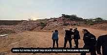 ORDU İLİ FATSA İLÇESİ TAŞ OCAĞI GÖÇÜĞÜ ÖN İNCELEME RAPORU