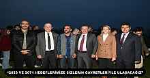 “2053 VE 2071 HEDEFLERİMİZE SİZLERİN GAYRETLERİYLE ULAŞACAĞIZ”