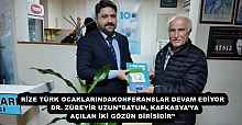 RİZE TÜRK OCAKLARINDAKONFERANSLAR DEVAM EDİYOR  DR. ZÜBEYİR UZUN’’BATUM, KAFKASYA’YA AÇILAN İKİ GÖZÜN BİRİSİDİR’’