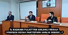 İL BAŞKANI PULAT’TAN ANLAMLI MESAJ! “YENİDEN REFAH PARTİSİ’NİN VARLIK SEBEBİ…”