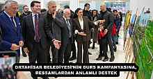 ORTAHİSAR BELEDİYESİ’NİN BURS KAMPANYASINA, RESSAMLARDAN ANLAMLI DESTEK