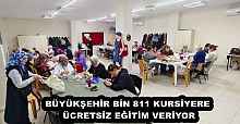BÜYÜKŞEHİR BİN 811 KURSİYERE ÜCRETSİZ EĞİTİM VERİYOR