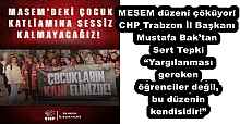 MESEM düzeni çöküyor! CHP Trabzon İl Başkanı Mustafa Bak’tan Sert Tepki “Yargılanması gereken öğrenciler değil, bu düzenin kendisidir!”