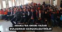 ARAKLI’DA OKUR–YAZAR BULUŞMASI GERÇEKLEŞTİRİLDİ