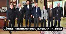 GÜREŞ FEDERASYONU BAŞKANI RİZEDE