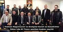 Trabzon Kuyumcular ve Saatçiler Esnaf ve Sanatkârlar Odası'nda Ali Yazıcı yeniden başkan seçildi