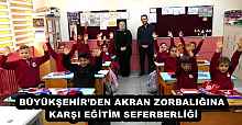 BÜYÜKŞEHİR’DEN AKRAN ZORBALIĞINA KARŞI EĞİTİM SEFERBERLİĞİ