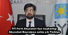 İYİ Parti Akçaabat ilçe başkanlıgı Akçaabat Bayrağına sahip çık Türkiye