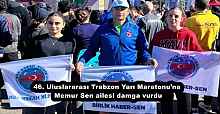 46. Uluslararası Trabzon Yarı Maratonu’na Memur Sen ailesi damga vurdu