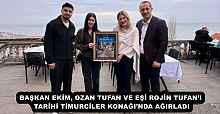 BAŞKAN EKİM, OZAN TUFAN VE EŞİ ROJİN TUFAN’I TARİHİ TİMURCİLER KONAĞI’NDA AĞIRLADI