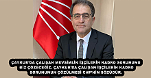 ÇAYKUR’DA ÇALIŞAN MEVSİMLİK İŞÇİLERİN KADRO SORUNUNU BİZ ÇÖZECEĞİZ. ÇAYKUR’DA ÇALIŞAN İŞÇİLERİN KADRO SORUNUNUN ÇÖZÜLMESİ CHP’NİN SÖZÜDÜR.