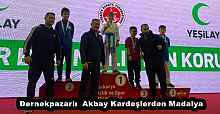 Dernekpazarlı  Akbay Kardeşlerden Madalya