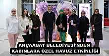 AKÇAABAT BELEDİYESİ’NDEN KADINLARA ÖZEL HAVUZ ETKİNLİĞİ