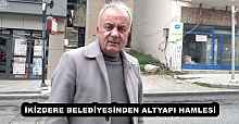 İKİZDERE BELEDİYESİNDEN ALTYAPI HAMLESİ