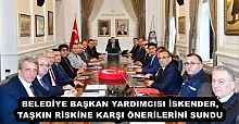 BELEDİYE BAŞKAN YARDIMCISI İSKENDER, TAŞKIN RİSKİNE KARŞI ÖNERİLERİNİ SUNDU