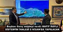 Başkan Genç müjdeyi verdi: HAFİF RAYLI SİSTEM’İN İHALESİ 8 NİSAN'DA YAPILACAK