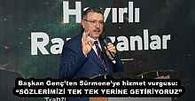 Başkan Genç’ten Sürmene’ye hizmet vurgusu: “SÖZLERİMİZİ TEK TEK YERİNE GETİRİYORUZ”