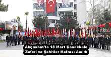 Akçaabat’ta 18 Mart Çanakkale Zaferi ve Şehitler Haftası Anıldı
