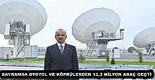 BAYRAMDA OTOYOL VE KÖPRÜLERDEN 12,3 MİLYON ARAÇ GEÇTİ