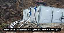 GÜNEYCEDE 250 HANE İÇME SUYUNA KAVUŞTU
