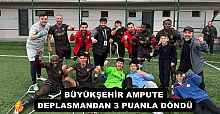 BÜYÜKŞEHİR AMPUTE DEPLASMANDAN 3 PUANLA DÖNDÜ