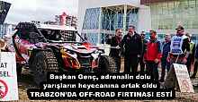 Başkan Genç, adrenalin dolu yarışların heyecanına ortak oldu  TRABZON’DA OFF-ROAD FIRTINASI ESTİ