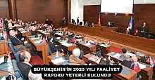 BÜYÜKŞEHİR’İN 2025 YILI FAALİYET RAPORU YETERLİ BULUNDU