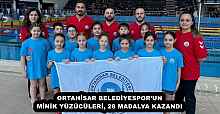 ORTAHİSAR BELEDİYESPOR’UN MİNİK YÜZÜCÜLERİ, 28 MADALYA KAZANDI