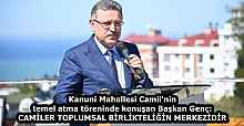 Kanuni Mahallesi Camii'nin temel atma töreninde konuşan Başkan Genç: CAMİLER TOPLUMSAL BİRLİKTELİĞİN MERKEZİDİR