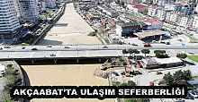 AKÇAABAT’TA ULAŞIM SEFERBERLİĞİ