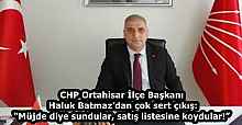 CHP Ortahisar İlçe Başkanı Haluk Batmaz’dan çok sert çıkış: “Müjde diye sundular, satış listesine koydular!”