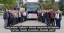 AKÇAABAT ZİRAAT ODASI BAŞKANLIĞINDAN  FATSA TARIM FUARINA TEKNİK GEZİ
