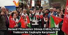 Sumud Filosundan Dönen Erdinç Gülay Trabzon’da Coşkuyla Karşılandı