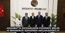 AKÇAABAT’TA BAYRAMLAŞMA PROGRAMI BİRLİK VE BERABERLİK İÇERİSİNDE GERÇEKLEŞTİRİLDİ