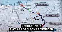 KIRIK TÜNELİ 2 AY ARADAN SONRA YENİDEN